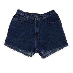 Vintage High Waist Cutoff Jean Shorts Faded Glory Waist 28